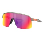 Oakley Sonnenbrille Sutro Lite (Glasfarbe: Prizm road) grau matt - 1 Brille mit Hartschalenetui